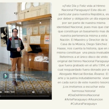 Homenaje por el Día del Himno Nacional Paraguayo